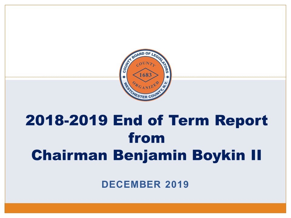 2019 End of Term Report