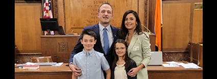 Vedat Gashi and family image