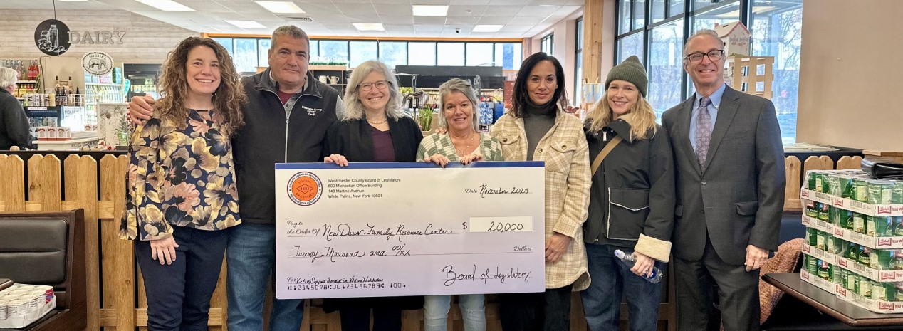 Legislator Erika L. Pierce Presents $20,000 to New Dawn Family Resource Center